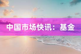 中国市场快讯：基金