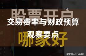交易费率与财政预算观察要点