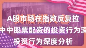 A股市场在指数反复拉锯阶段中中股票配资的投资行为深度分析